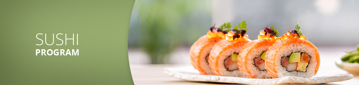 Sushi program a zariadenia pre sushi reštaurácie