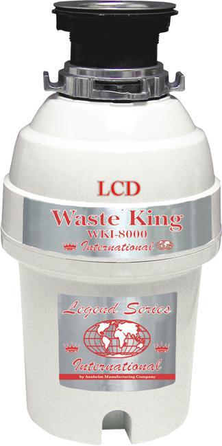 Drvič odpadu WasteKing - LCD