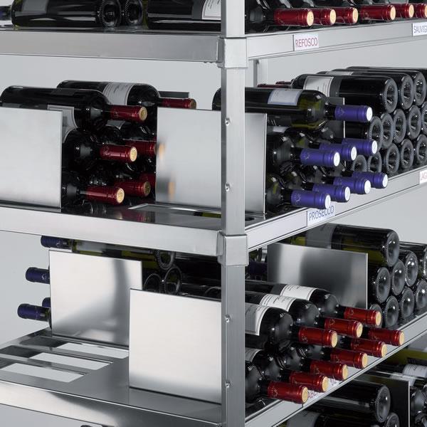 Regálový systém ENO LINE - na vínové flaše