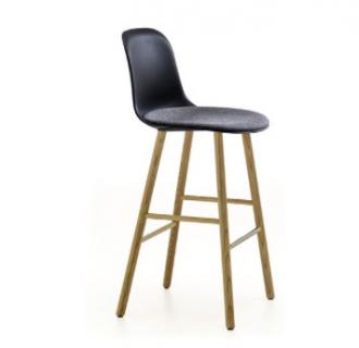 Barová stolička MÁNI  PLASTIC ST-4WL