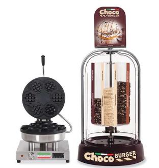 Choco Burger NEUTRO - štart set na 600 porcií s neutrálnou vitrínou