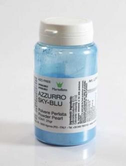 Potravinárska prašková farba perleťová - MODRÁ, 25g, AZO Free
