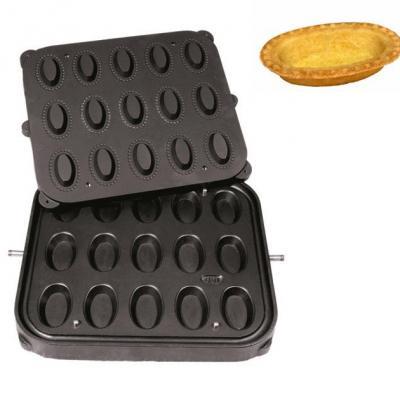 Forma na tartaletky pre stroj Cook-Matic, Ovál, veľký zdobený, 15 ks