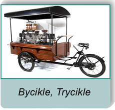 Bycikle, Trycikle na pouličný predaj