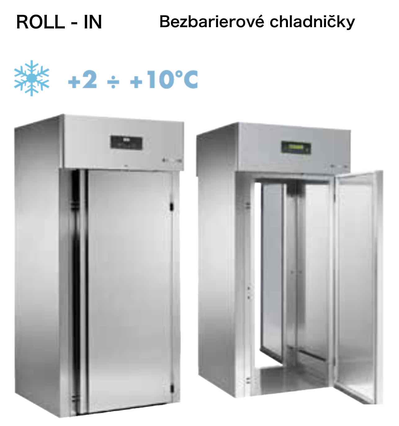 Bezbarierové chladničky Roll-In od Angelo Po