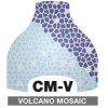 Pizza pece MoreloForni - povrchové úpravy - verzia Volcano Mosaic